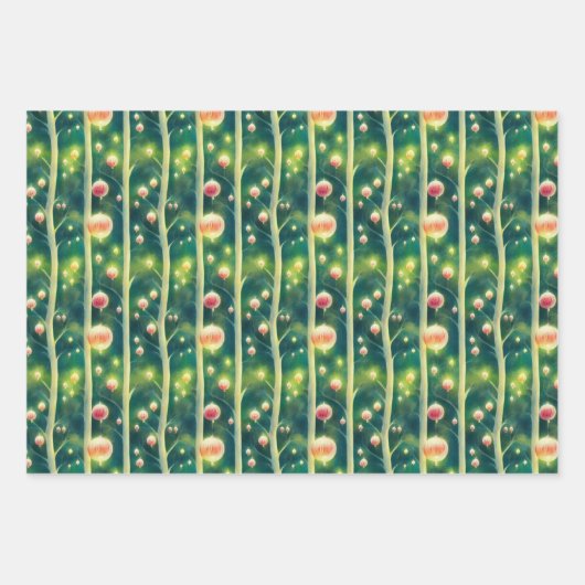Betoverde Fairy Forest Wrapping Paper Flat Set (Voorkant 2)