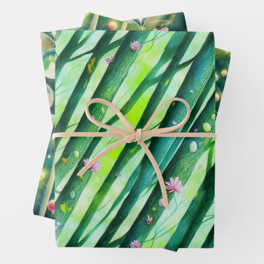 Betoverde Fairy Forest Wrapping Paper Flat Set (In situ)