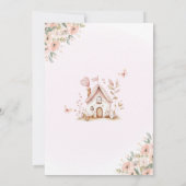 Betoverde Fairy Garden Verjaardagsfeest Nodig Magi Kaart (Achterkant)