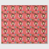 Betoverde Fairy Magic Pixie Nieuw Leuk Kinder Cade Cadeaupapier (Vlak)