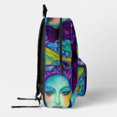 Betoverde Fairy Queen met vlinders Bedrukte Rugzak (Links)