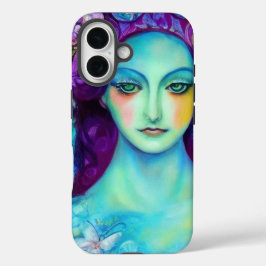 Betoverde Fairy Queen met vlinders iPhone 16 Hoesje