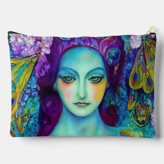 Betoverde Fairy Queen met vlinders Etui (Achterkant)