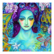 Betoverde Fairy Queen met vlinders