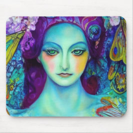 Betoverde Fairy Queen met vlinders Muismat