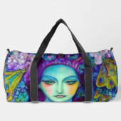 Betoverde Fairy Queen met vlinders Plunjezak (Achterkant)