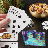 Betoverde Fairy Queen met vlinders Pokerkaarten (Insitu)