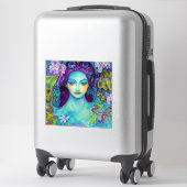Betoverde Fairy Queen met vlinders Sticker (Koffer)