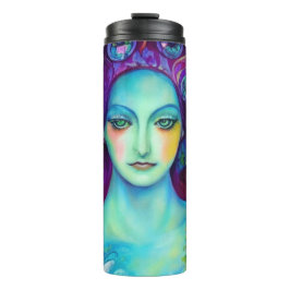 Betoverde Fairy Queen met vlinders Thermosbeker