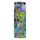 Betoverde Fairy Queen met vlinders Thermosbeker (Achterkant)