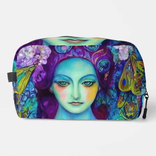 Betoverde Fairy Queen met vlinders Toilettasje (Voorkant)