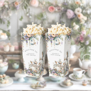 Betoverde Fairy Tea Party Floral Baby shower Bedankdoosjes