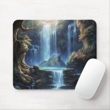 Betoverde Fantasie Waterval Droomlandschap 