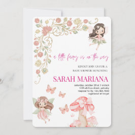 Betoverde Fee Baby Shower Kaart