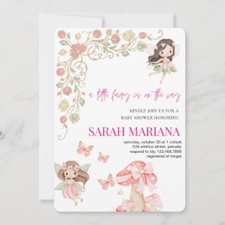 Betoverde Fee Baby Shower Kaart