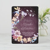 Betoverde fee baby shower kaart (Staand voorkant)