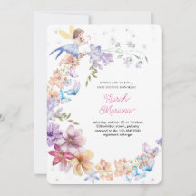 Betoverde fee baby shower