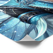 Betoverde Feeënprins met Smaragdgroene Ogen Poster (Hoek)