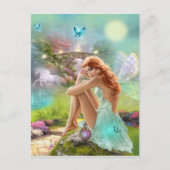 betoverde feiltuinen briefkaart (Voorkant)