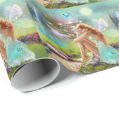 betoverde feiltuinen cadeaupapier (Rol Hoek)