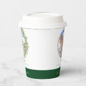 Betoverde Floral Elegance bruiloft Papieren Bekers (Links)