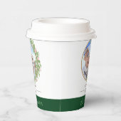 Betoverde Floral Elegance bruiloft Papieren Bekers (Rechts)