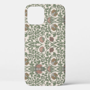 Betoverde florale vintage: retro wallpapers. Case-Mate iPhone case