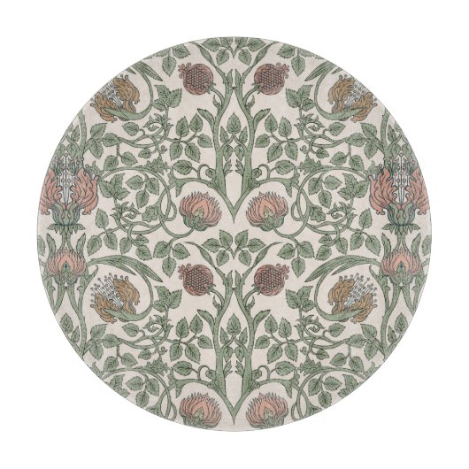 Betoverde florale vintage: retro wallpapers. snijplank (Voorkant)