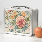 Betoverde Florals Metalen Lunchbox (In situ)