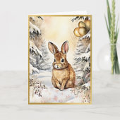 Betoverde Forest Bunny Groeten Kaart (Voorkant)