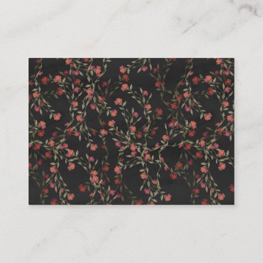 Betoverde Forest Fairy Luier Raffle Ticket Informatiekaartje (Achterkant)