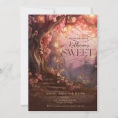 Betoverde Forest Glow Fantasy Woodland Sweet 16 Kaart (Voorkant)