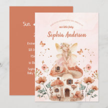 Betoverde Forest Mushroom Meisje's Baby shower