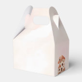 Betoverde Forest Mushroom Meisje's Eerste Verjaard Bedankdoosjes (Achterkant)