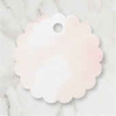 Betoverde Forest Mushroom Meisje's Eerste Verjaard Bedankjes Labels (Achterkant)