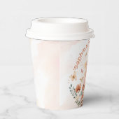 Betoverde Forest Mushroom Meisje's Eerste Verjaard Papieren Bekers (Rechts)