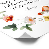 Betoverde Forest Mushroom Mimosa Bar Poster (Hoek)