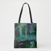 Betoverde Forest mystieke fantasy kunst Tote Bag (Voorkant)