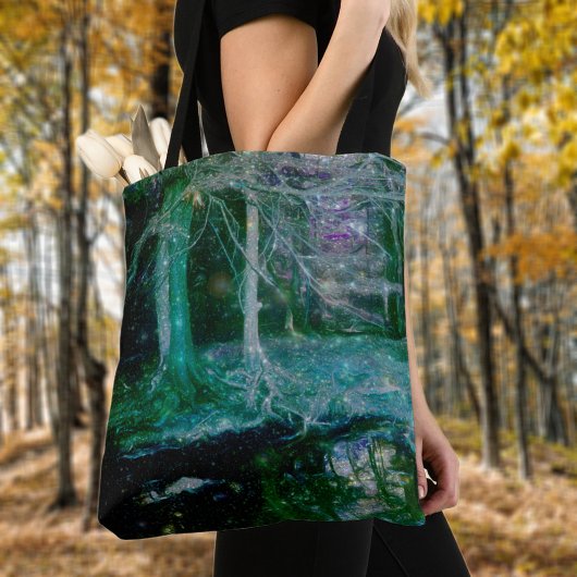 Betoverde Forest mystieke fantasy kunst Tote Bag