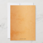 Betoverde Forest Post Bruiloft Uitnodiging (Achterkant)