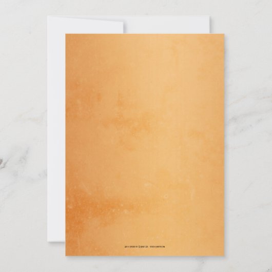 Betoverde Forest Post Bruiloft Uitnodiging (Achterkant)