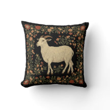 Betoverde Geit & Bloemen Folk Art Design