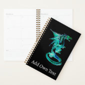 Betoverde Getijdewaker Draak Mythische Kunstwerk Planner (Display)