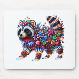 betoverde gloeiende wasbeer muismat