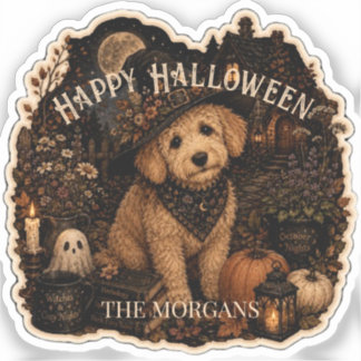 Betoverde Goldendoodle van het Oktoberhuisje Sticker