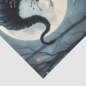 Betoverde Gotische Heks met Zilver Tissuepapier (Detail)