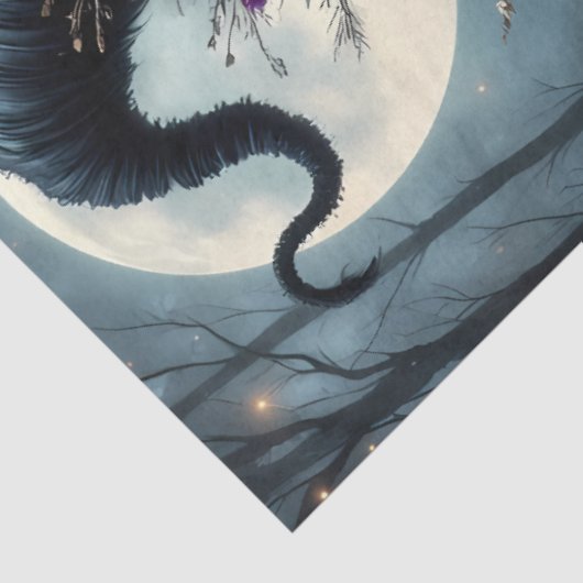 Betoverde Gotische Heks met Zilver Tissuepapier (Detail)