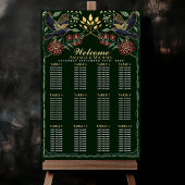 Betoverde Gotische Raven Bruiloft Zitplaatsen Graf Poster