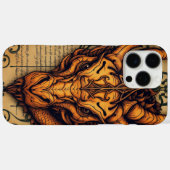 Betoverde gouden draak mythisch Case-Mate iPhone case (Achterkant (horizontaal))
