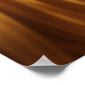 Betoverde gouden fee elegante sprankelende vleugel poster (Hoek)